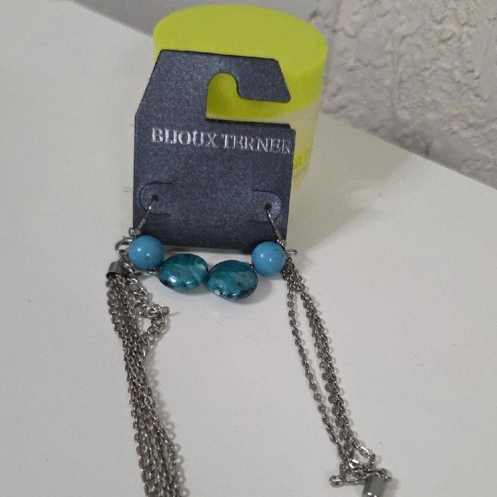 Bijoux Terner Lono Neck “Deep Sea” Necklace & Earring Set – Nickel, Lead & Cadmi